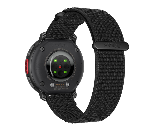 POLAR VANTAGE V3 Czarno-Czarny S-L + pasek pomarańczowy - 1310008 - zdjęcie 4